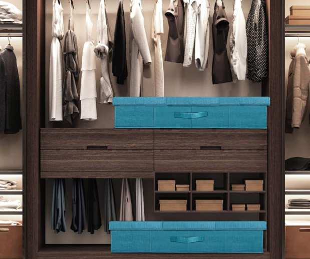 Large Under-Bed Storage Box With Lid For Organizing Clothes And Quilts - Image 2